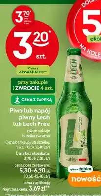 Żabka Piwo lub napój piwny różne rodzaje butelka zwrotna oferta