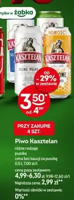Żabka Piwo różne rodzaje puszka oferta