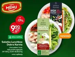 Żabka Sałatka Lunchbox z kurczakiem i orzo, high protein azjatycka oferta