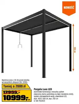 OBI Pergola Luxe LED oferta
