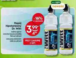 Żabka Napój hipotoniczny Dr. Witt malina-agrest oferta