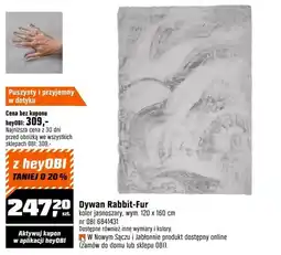 OBI Dywan Rabbit-Fur oferta