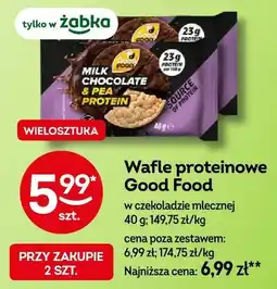 Żabka Wafle proteinowe w czekoladzie mlecznej oferta