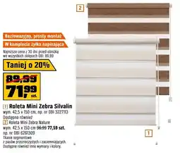 OBI Roleta Mini Zebra Silvalin oferta
