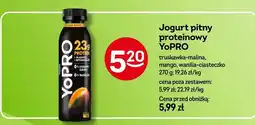 Żabka Jogurt pitny proteinowy truskawka-malina, mango, wanilia-ciasteczko oferta