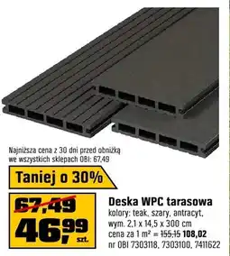 OBI Deska WPC tarasowa oferta