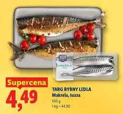 Lidl Makrela, tusza oferta