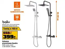 OBI Kolumna prysznicowa Quadro kolory: czarny, chrom oferta