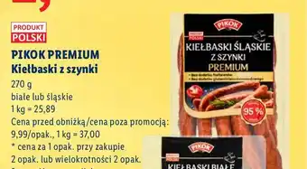Lidl Kiełbaski białe z szynki premium oferta