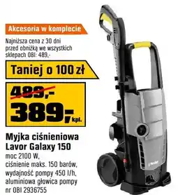 OBI Myjka ciśnieniowa Lavor Galaxy 150 oferta