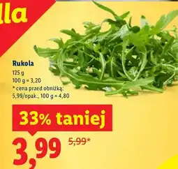 Lidl Rukola oferta