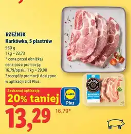 Lidl Karkówka, 5 plastrów oferta