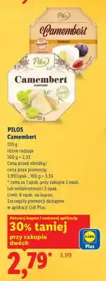 Lidl Ser Camembert, różne rodzaje oferta