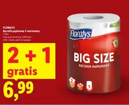 Lidl Ręcznik papierowy 2-warstwowy Big Size 2+1 GRATIS oferta