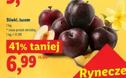 Lidl Śliwki, luzem oferta