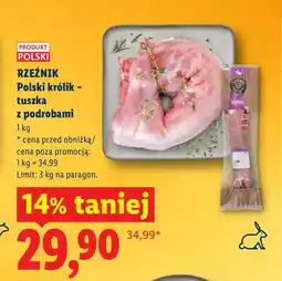 Lidl Polski królik - tuszka z podrobami oferta