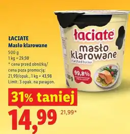 Lidl Masło klarowane oferta