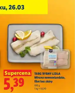 Lidl Miruna nowozelandzka, filet bez skóry oferta