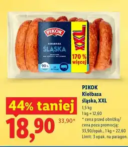 Lidl Kiełbasa śląska oferta