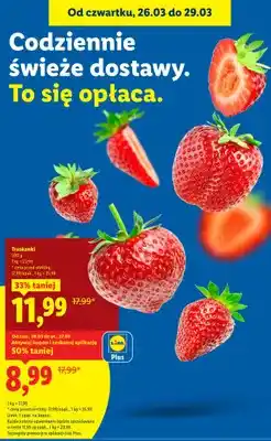 Lidl Truskawki oferta