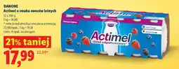 Lidl Actimel o smaku owoców leśnych oferta