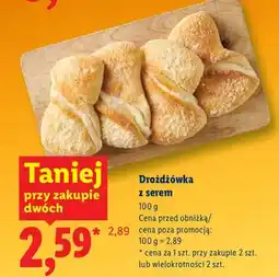 Lidl Drożdżówka z serem oferta