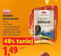Lidl Boczek góralski oferta