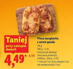 Lidl Pinsa margherita z serem gouda oferta