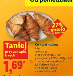 Lidl Croissant maślany oferta
