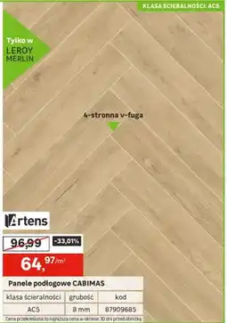 Leroy Merlin Panele podłogowe CABIMAS oferta
