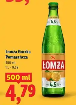 Lidl Piwo Łomża Gorzka Pomarańcza oferta