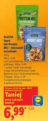 Lidl Sport lub Protein Mix - mieszanki orzechowe oferta
