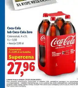 Lidl Napój Coca-Cola oferta