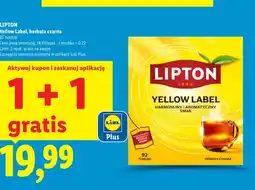 Lidl Herbata czarna Yellow Label oferta