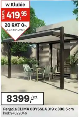 Leroy Merlin Pergola CLIMA ODYSSEA 319 x 380,5 cm oferta