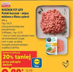 Lidl Mięso mielone z fileta piersi kurczaka oferta