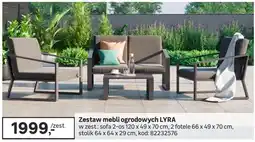 Leroy Merlin Zestaw mebli ogrodowych LYRA oferta