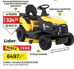 Leroy Merlin Traktor z koszem 9,2 kW/12,5 KM oferta