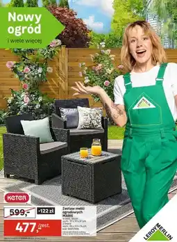 Leroy Merlin Zestaw mebli ogrodowych MARIE oferta