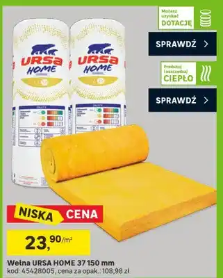 Leroy Merlin Wełna URSA HOME 37 150 mm oferta