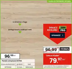 Leroy Merlin Panele winylowe ASTRA oferta