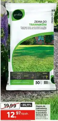 Leroy Merlin Ziemia do zakładania i renowacji trawników Geolia oferta