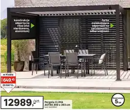 Leroy Merlin Pergola CLIMA ASTRA 300 x 393 cm oferta