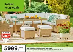 Leroy Merlin Zestaw mebli ogrodowych MEDENA oferta