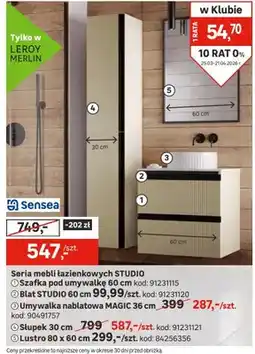 Leroy Merlin Lustro 80 x 60 cm oferta