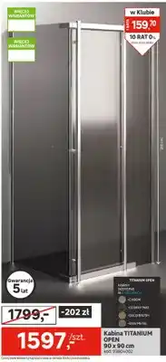 Leroy Merlin Kabina TITANIUM OPEN 90 x 90 cm oferta