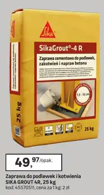 Leroy Merlin Zaprawa do podłewek i kotwienia SikaGrout-4 R oferta