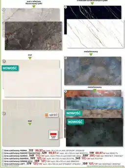 Leroy Merlin Gres szkliwiony LOFT oferta