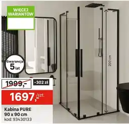 Leroy Merlin Kabina PURE 90 x 90 cm oferta