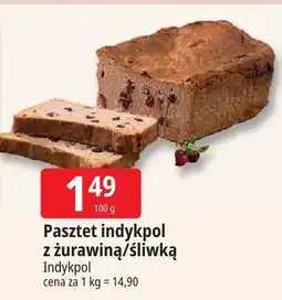 E.Leclerc Pasztet indykpol z żurawiną/śliwką oferta